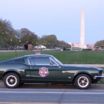 photo of 1968 "Bullitt" Mustang 390 GT fastback from 2005 Great Race